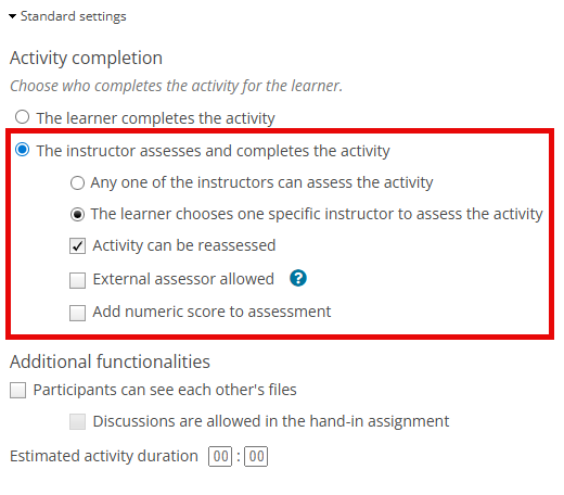 Enabling Instructor-Led Activities